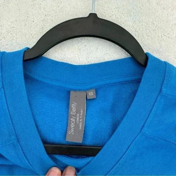 SWEATY BETTY Long Sleeve Terry Layering Sweatshirt Size XS Oversized Relaxed - Picture 7 of 10